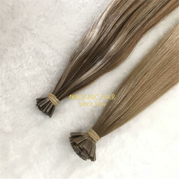 Highlight color 100% virgin human prebonded hair extension A94